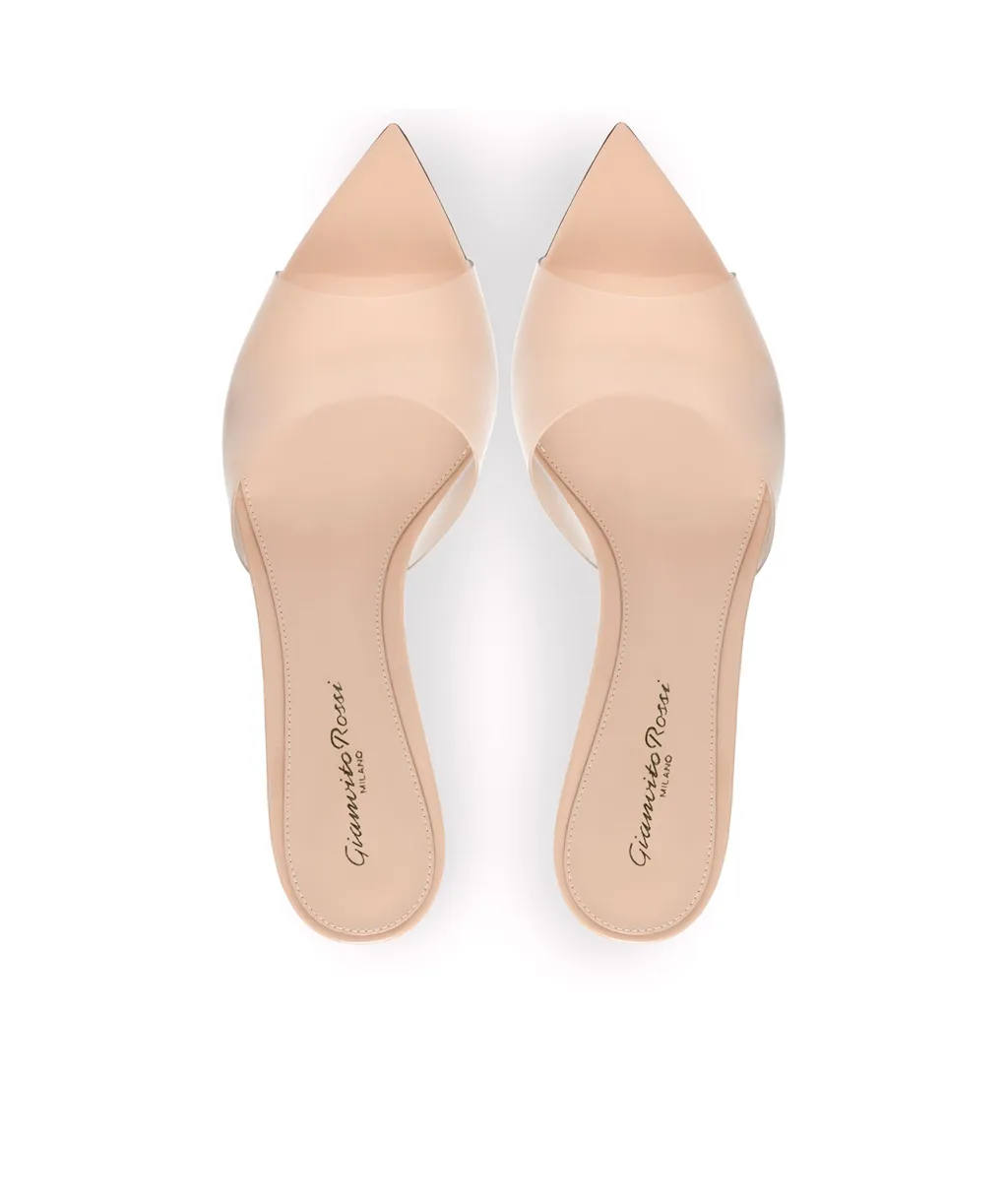Gianvito Rossi Elle Pointed-Toe Mules