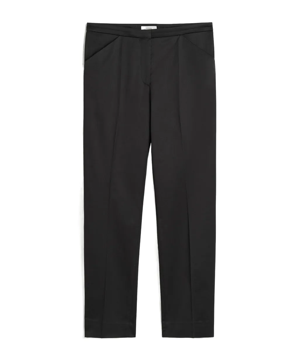 Totme Pressed Crease Cropped Trousers
