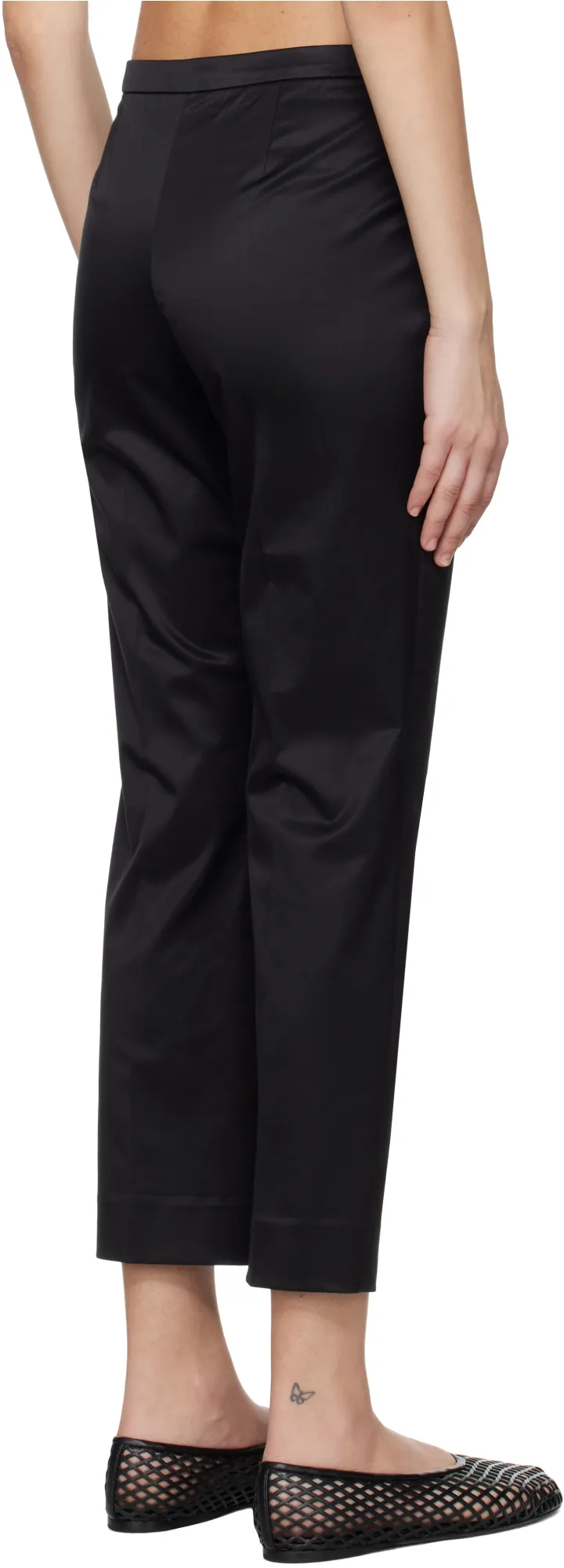 Totme Pressed Crease Cropped Trousers