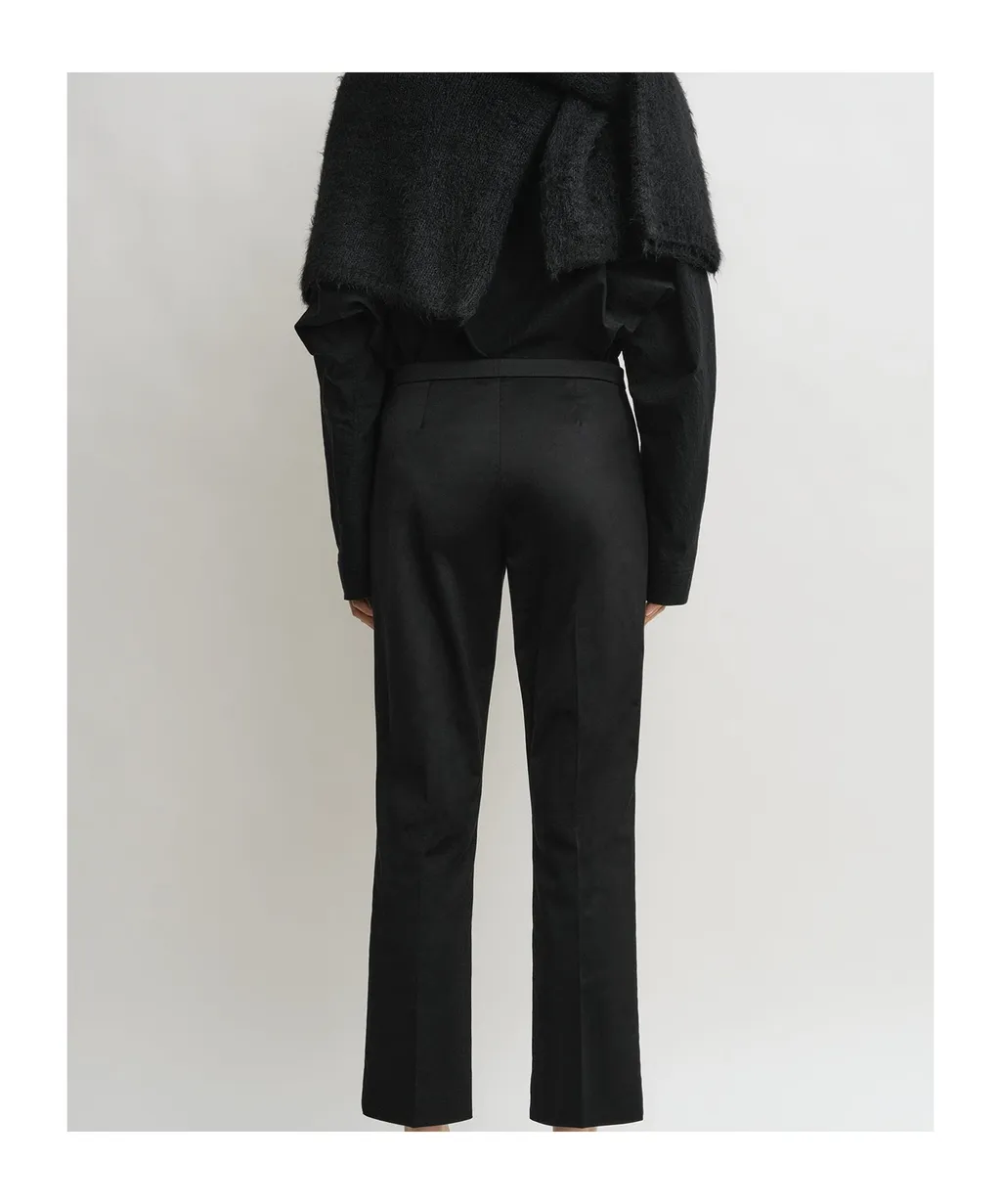 Totme Pressed Crease Cropped Trousers