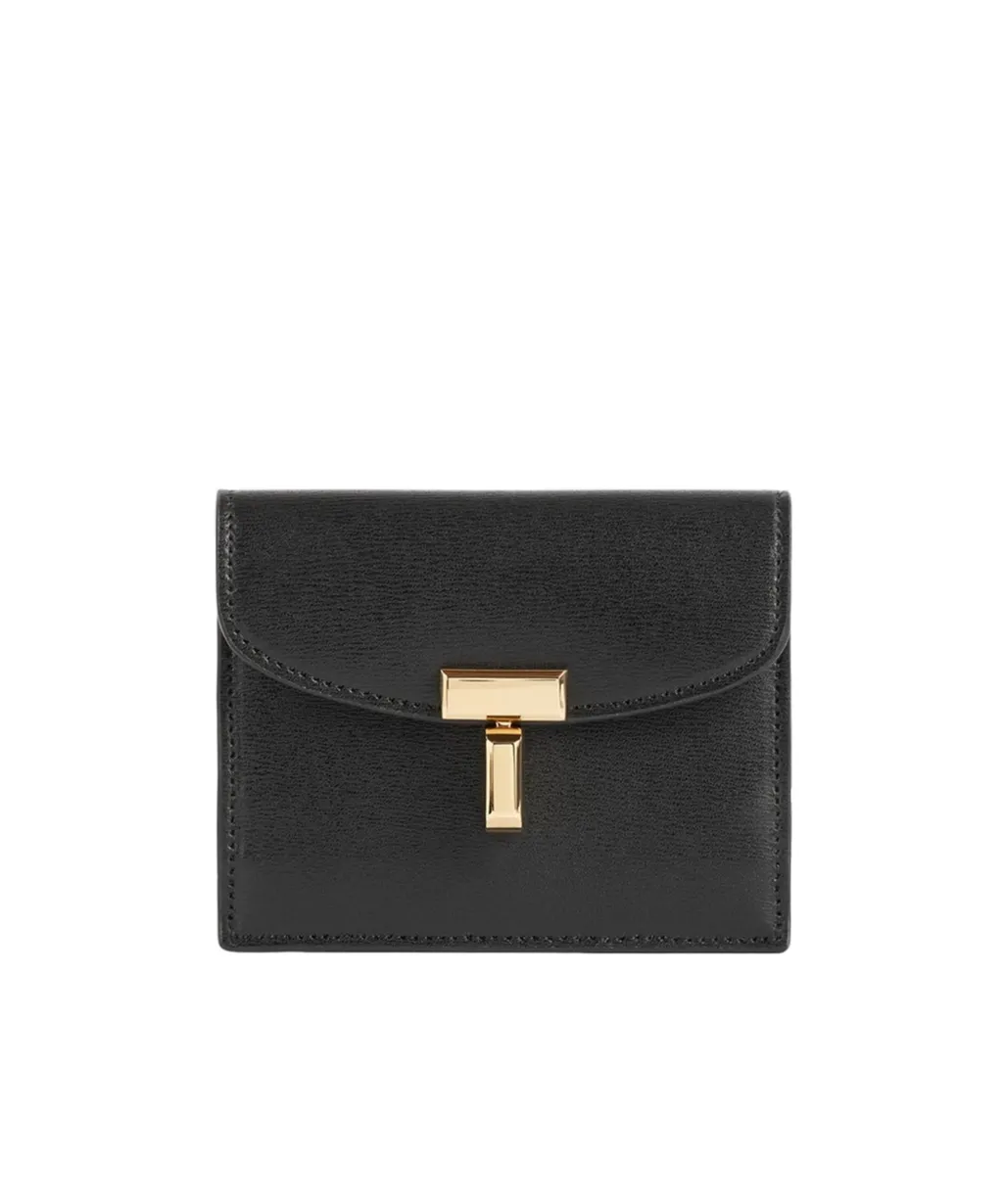 T-Lock Leather Card Holder