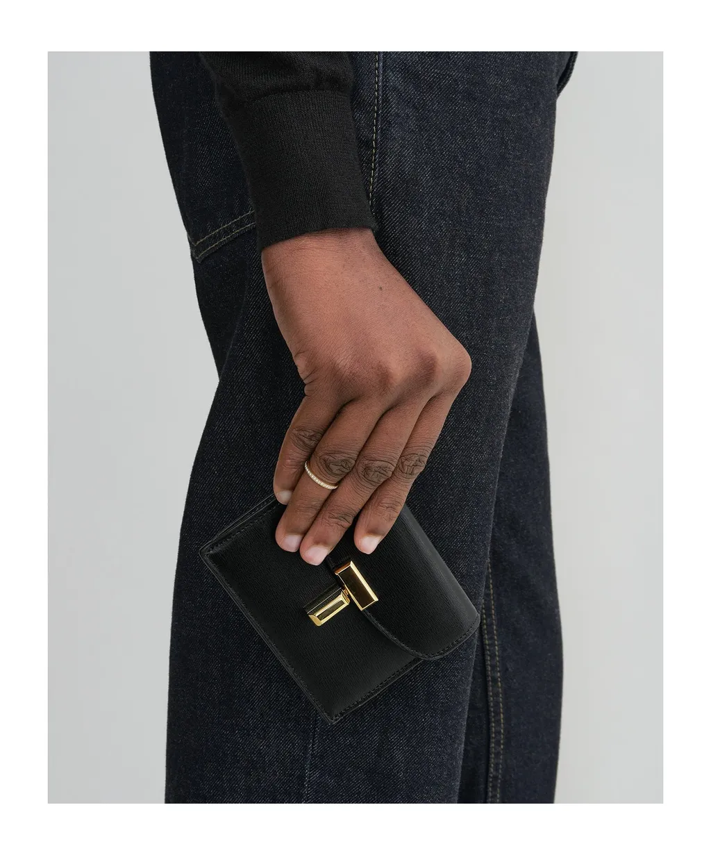 T-Lock Leather Card Holder