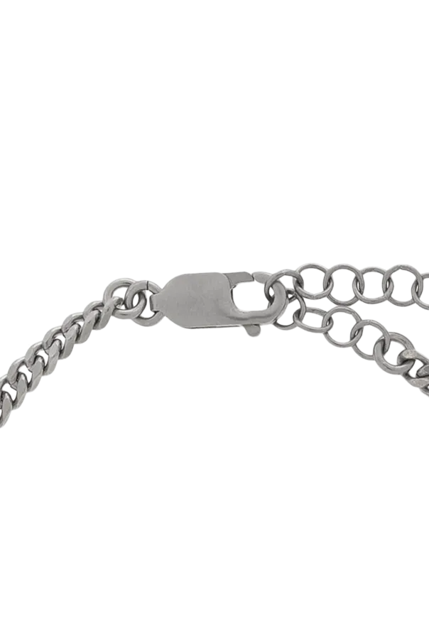 Mm6 Maison Margiela Logo Plaque Bracelet