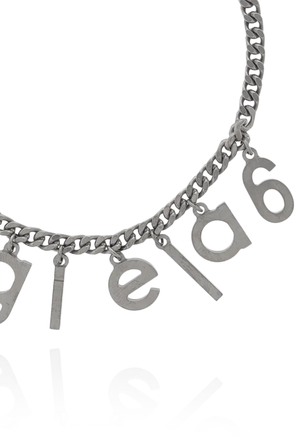 Mm6 Maison Margiela Logo Plaque Bracelet