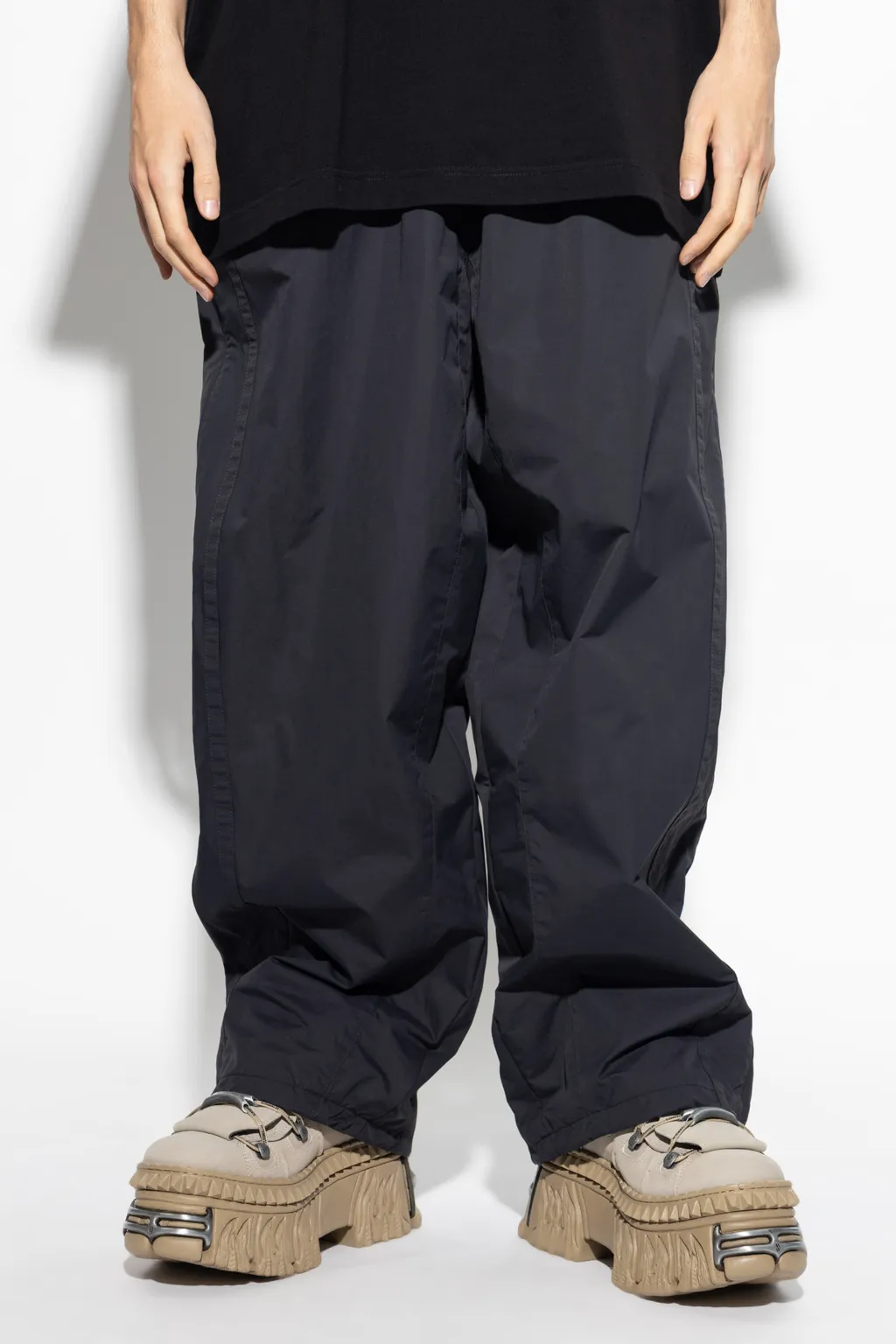 Elastic Waist Casual Pants