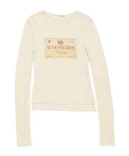Acne Studios Logo Printed Layered Long-Sleeve T-Shirt