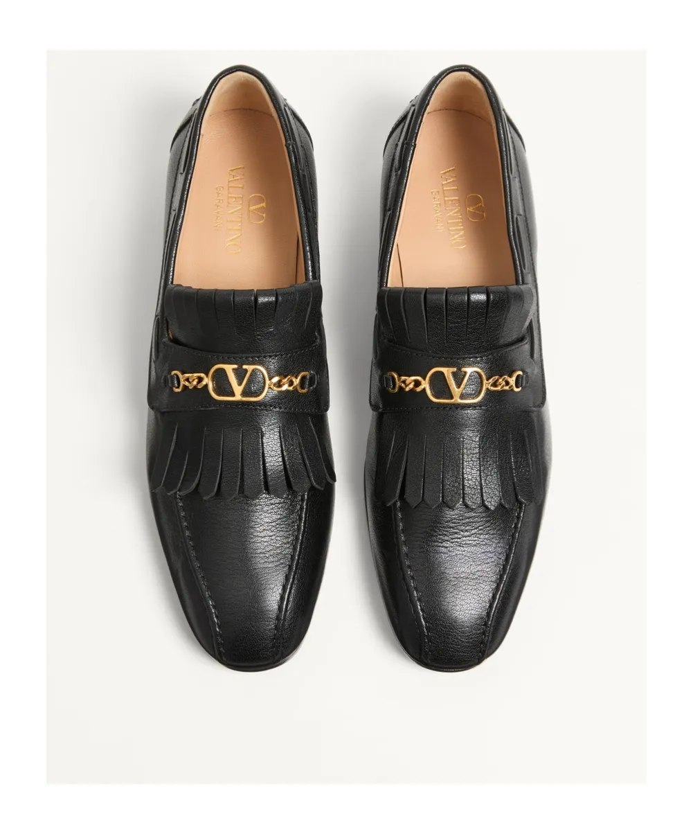Valentino Vlogo Signature Slip-On Loafers