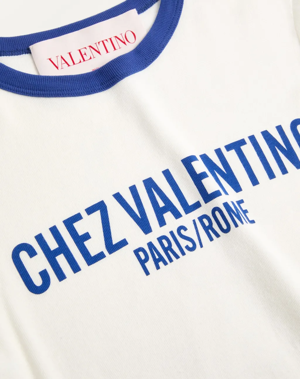 Valentino Chez Valentino-Printed Crewneck T-Shirt