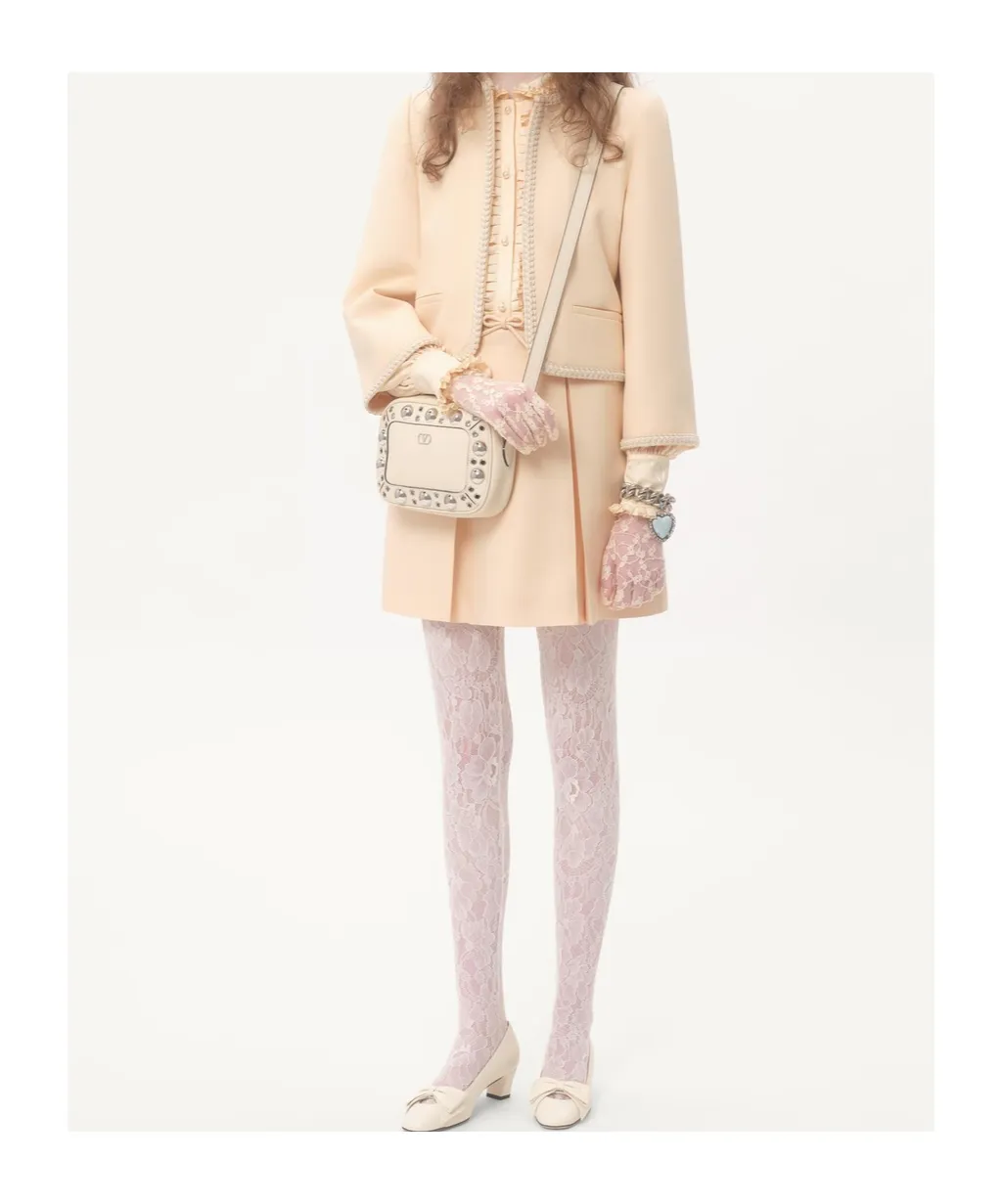 Valentino Bow Detailed Pleated Skort
