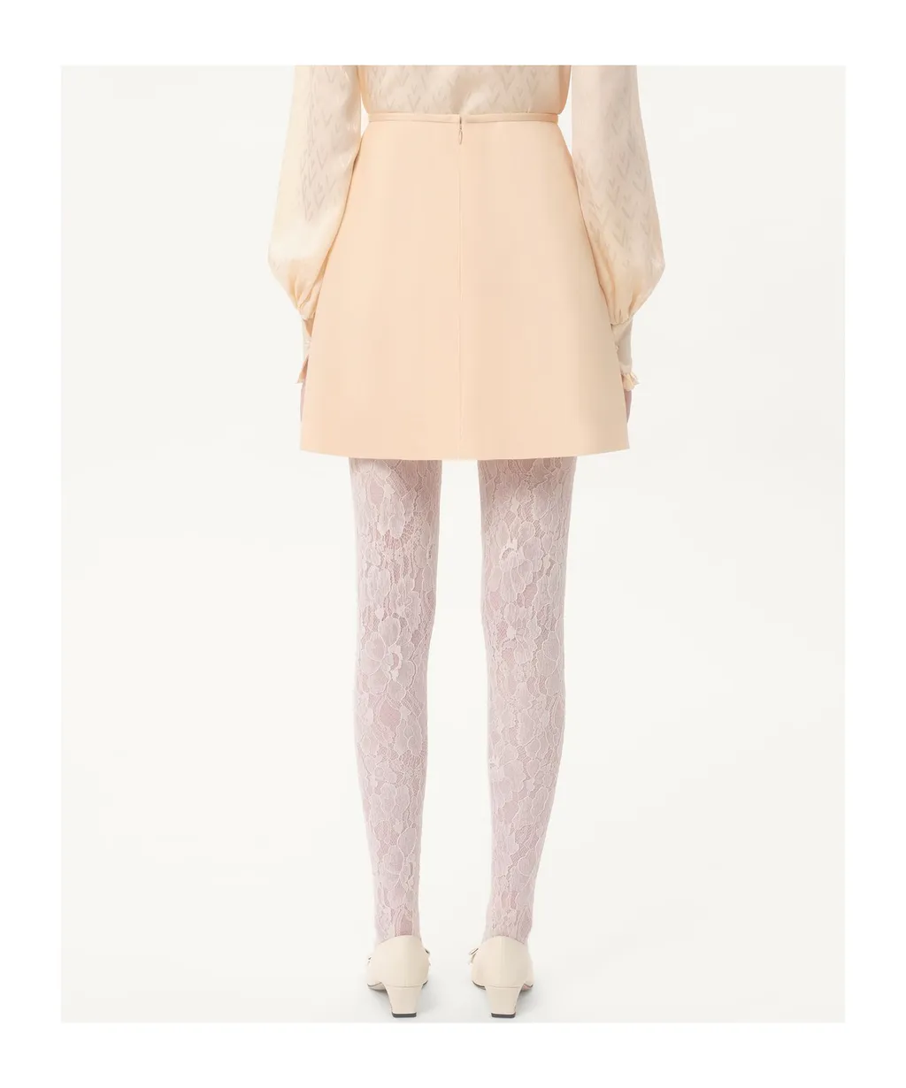 Valentino Bow Detailed Pleated Skort