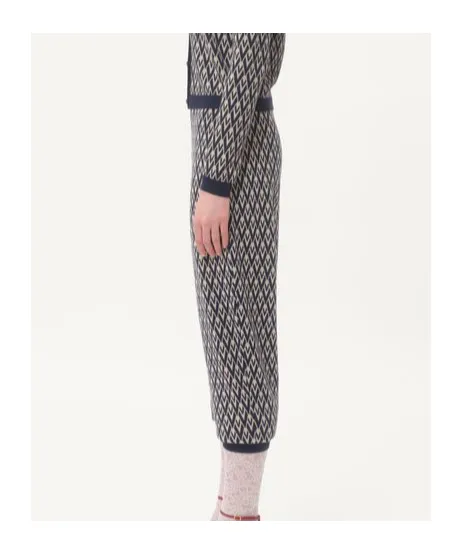 Valentino Zig-Zag Pattern Drawstring Pants