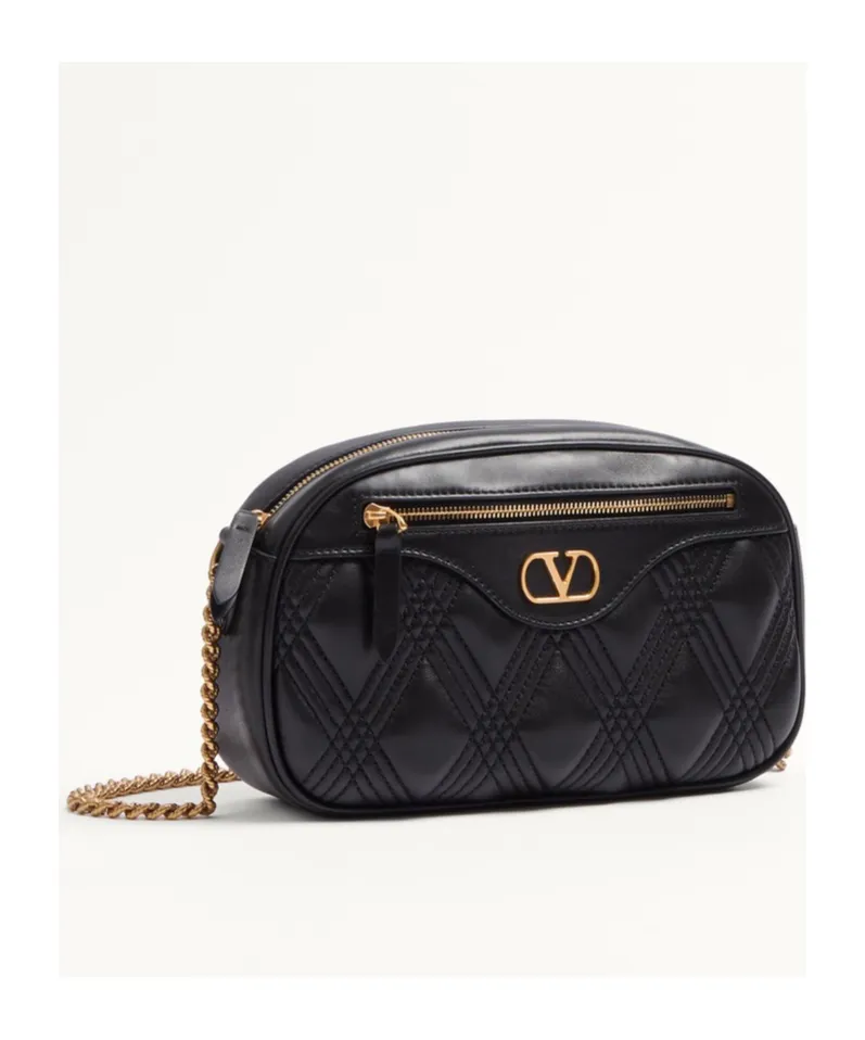 Valentino Quiltie 67 Zip-Up Medium Shoulder Bag