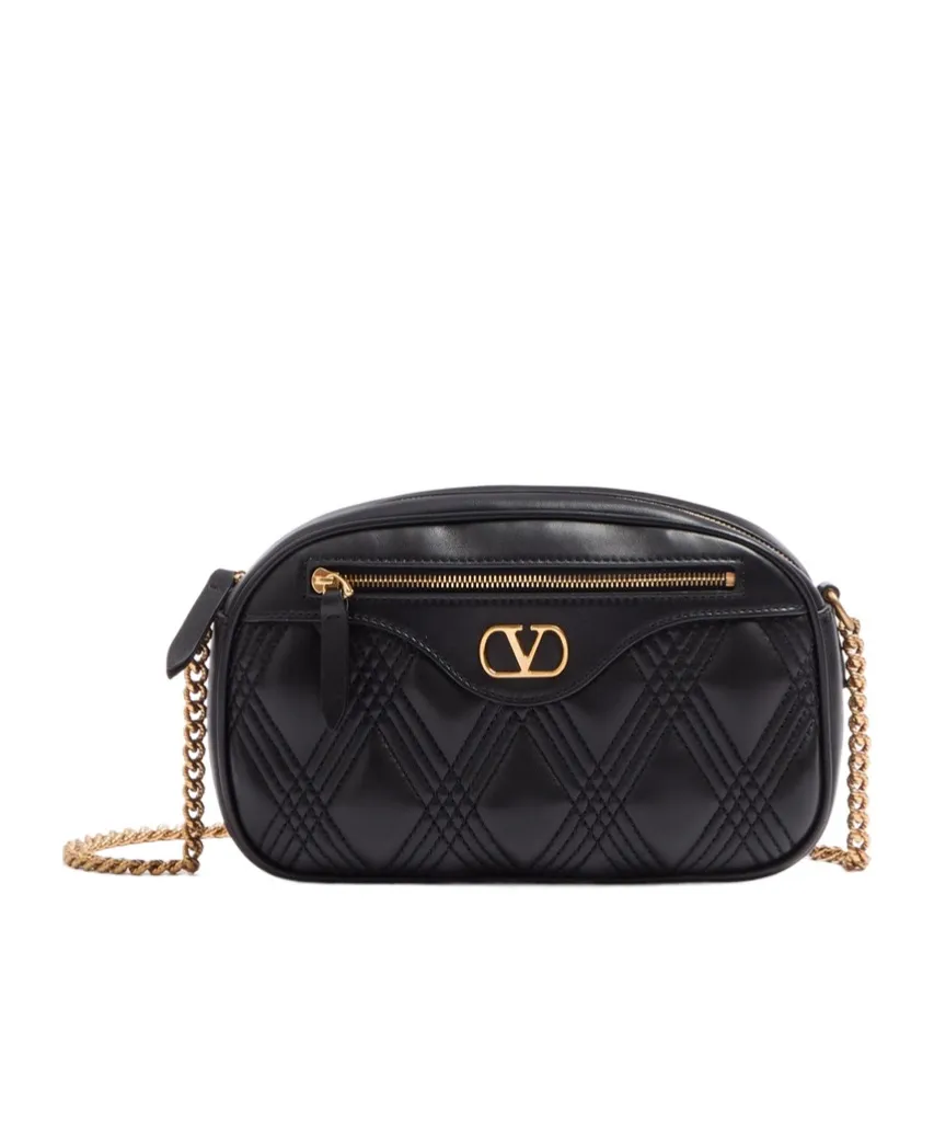 Valentino Quiltie 67 Zip-Up Medium Shoulder Bag
