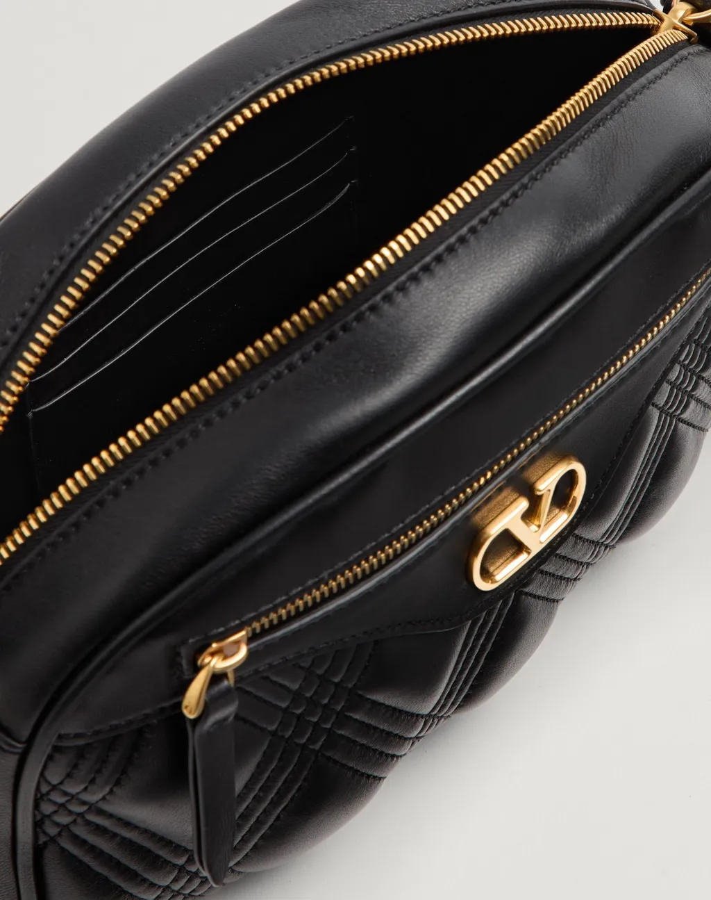 Valentino Quiltie 67 Zip-Up Medium Shoulder Bag
