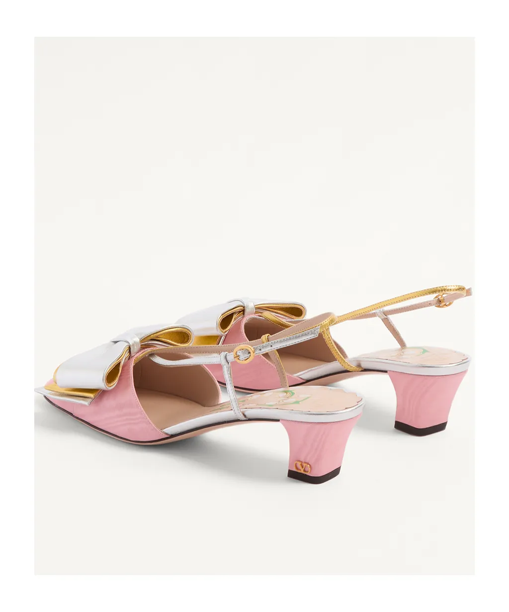 Valentino Bowow Crossover Strap Slingback Pumps