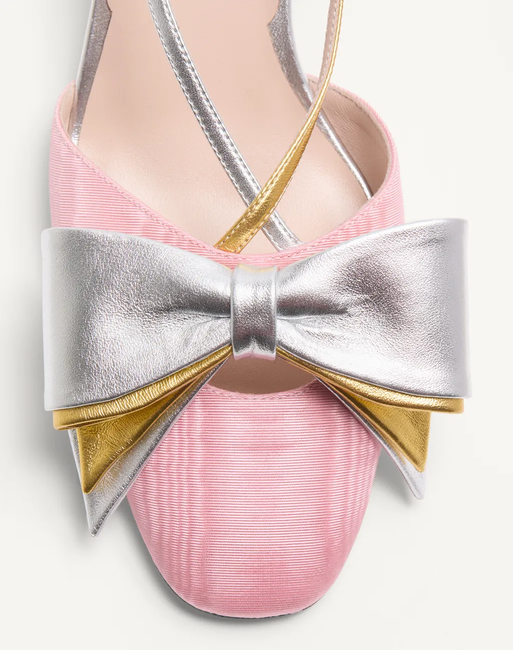 Valentino Bowow Crossover Strap Slingback Pumps