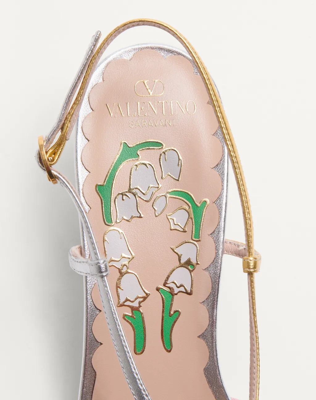 Valentino Bowow Crossover Strap Slingback Pumps
