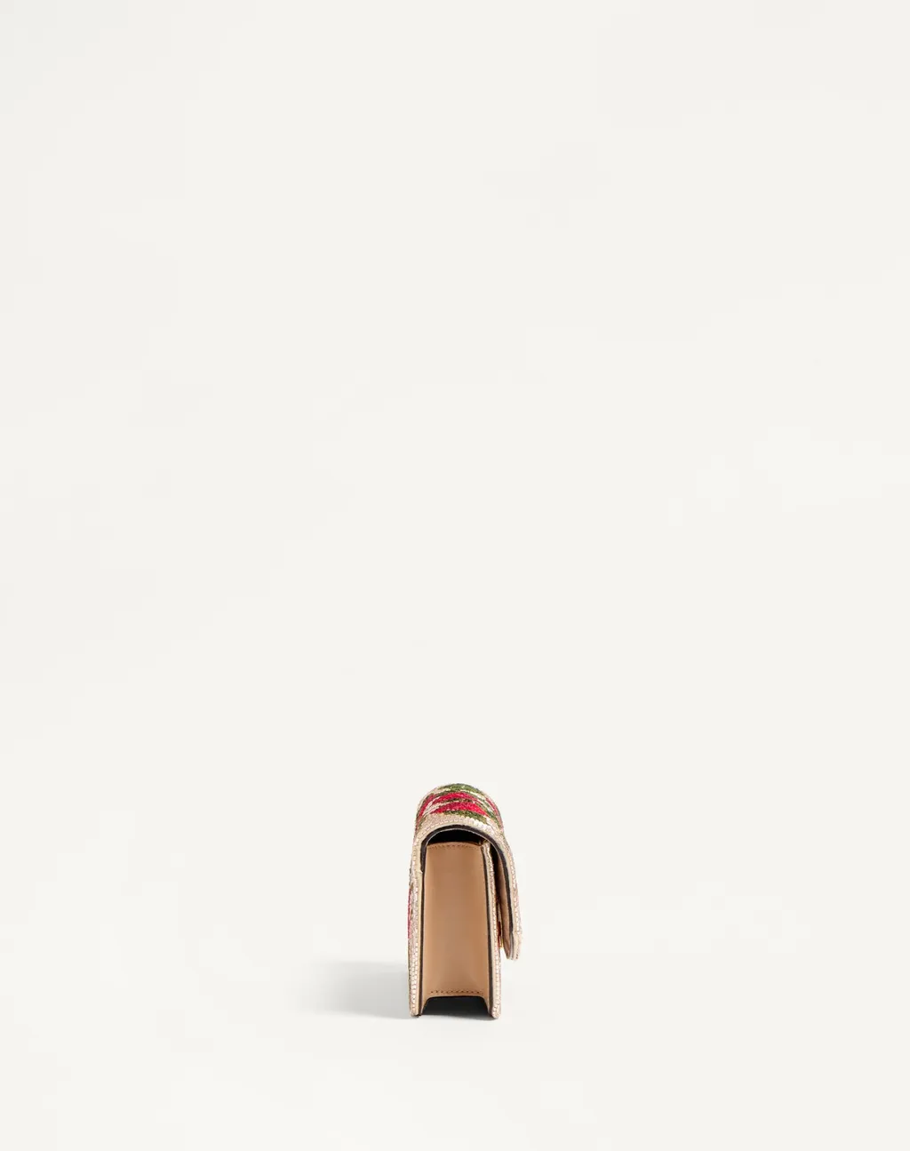 Valentino Garavani Vain Embroidered Shoulder Clutch With Cherryfic Pattern