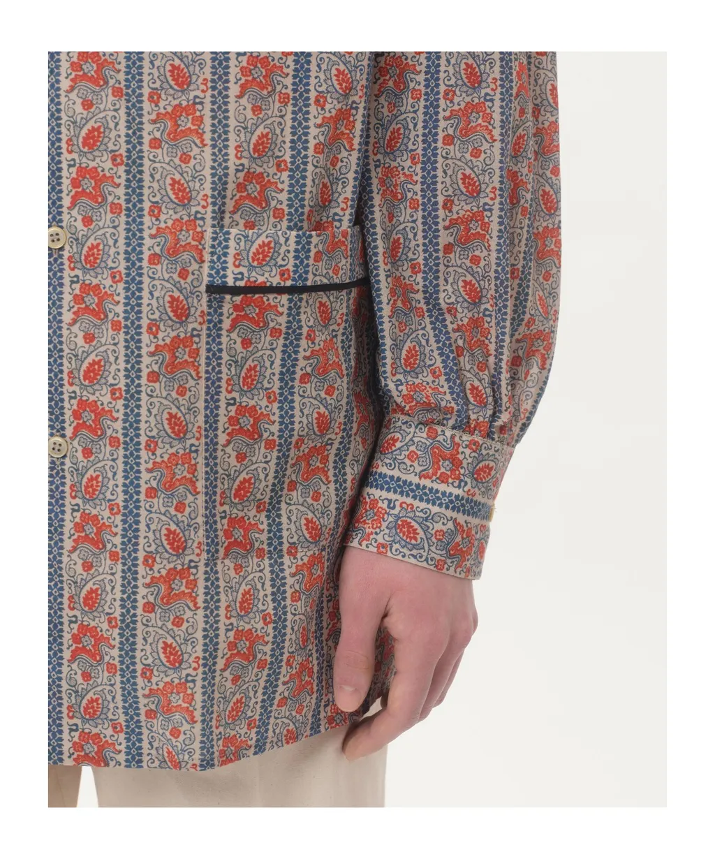 Valentino All-Over Patterned Button-Up Shirt