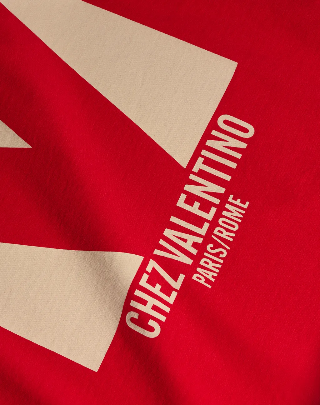 Valentino Chez Valentino-Printed Crewneck T-Shirt