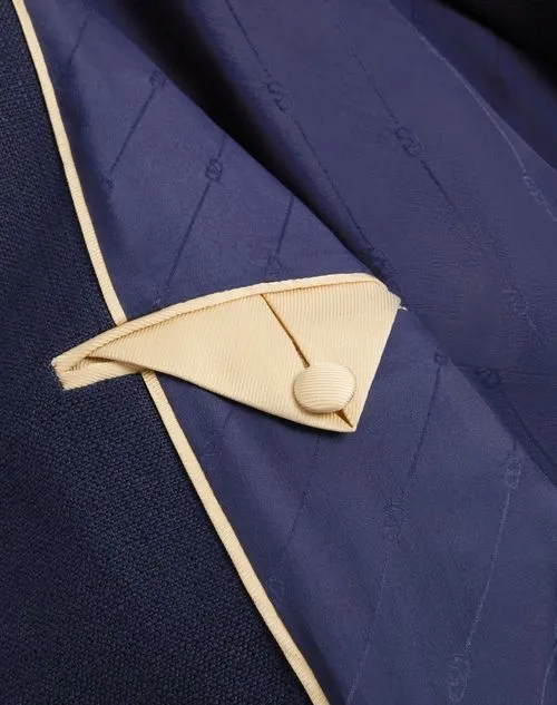 Valentino Single-Breasted Bow Detailed Jacket