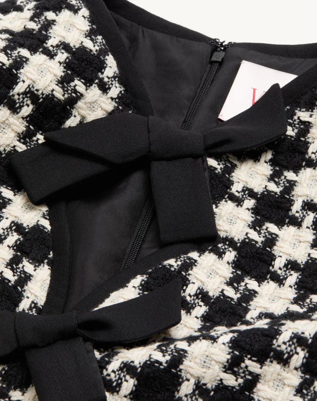 Valentino Geometric Patterned Short-Sleeved Dress