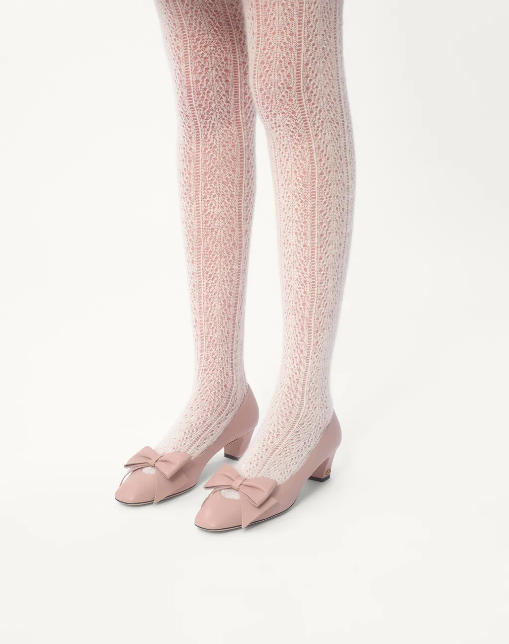 Valentino Bowow Round Toe Pumps