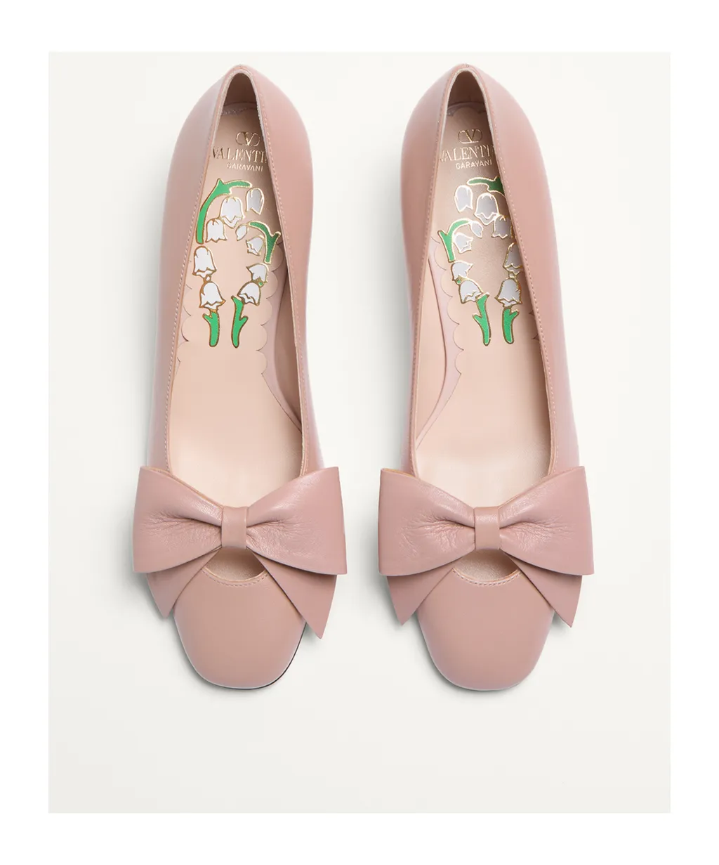 Valentino Bowow Round Toe Pumps