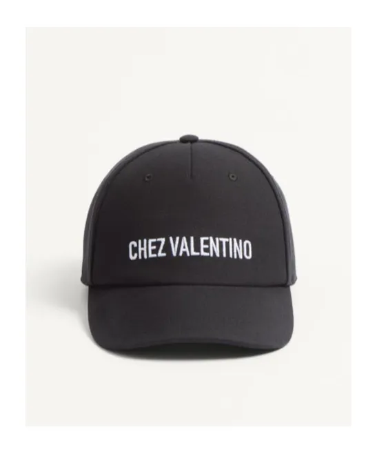 Valentino Logo Embroidered Baseball Cap