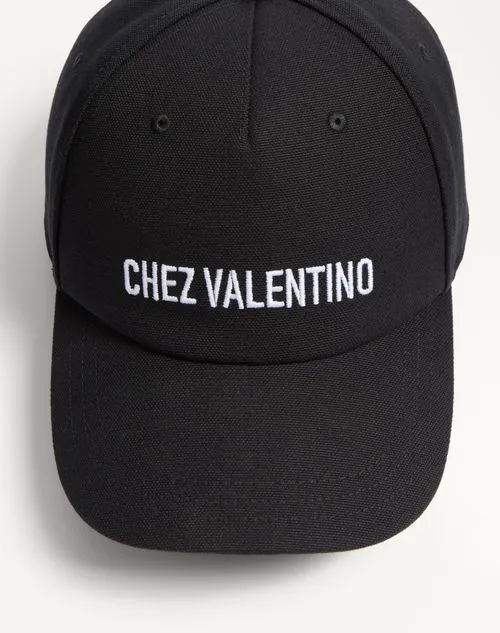 Valentino Logo Embroidered Baseball Cap