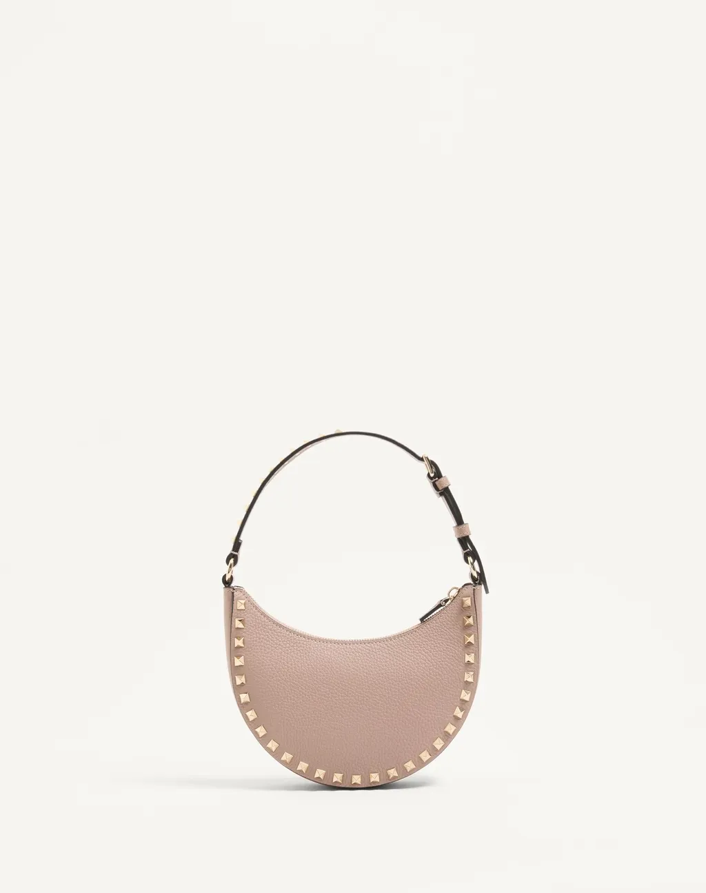 Valentino Garavani Rockstud Zip-Up Mini Hobo Bag