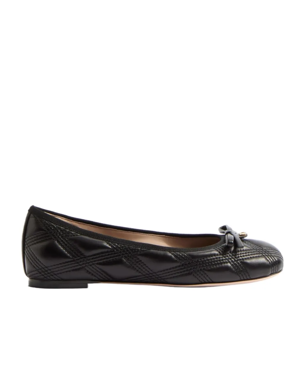 Valentino Bow Detailed Slip-On Ballerina Shoes