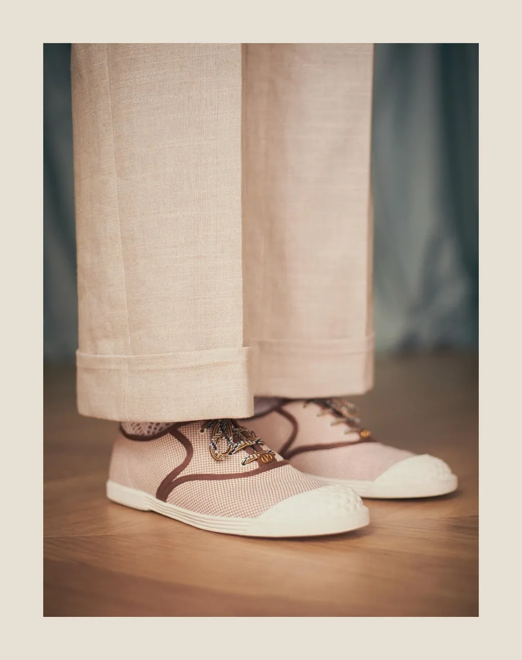 Valentino Bay By Bay Lace-Up Sneakers