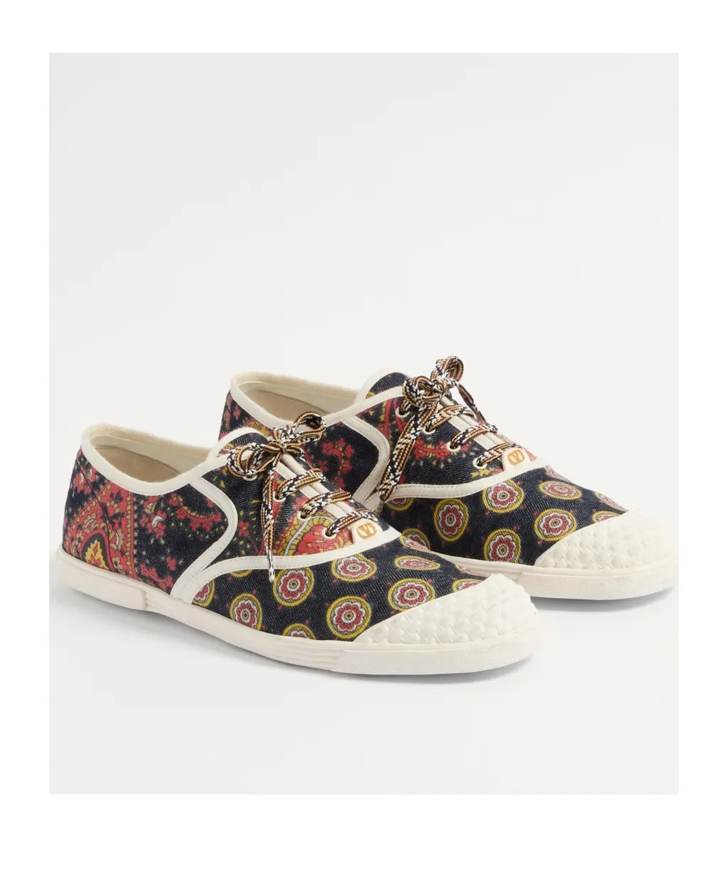 Valentino Bay By Bay Lace-Up Sneakers
