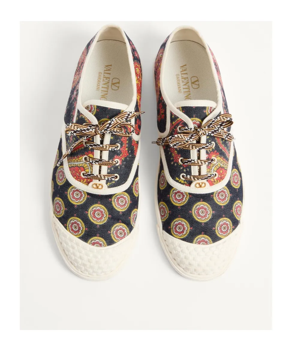Valentino Bay By Bay Lace-Up Sneakers