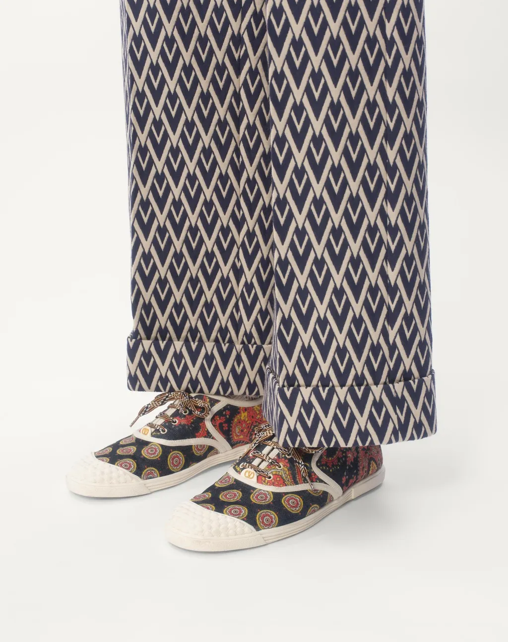 Valentino Bay By Bay Lace-Up Sneakers