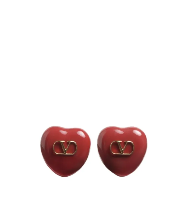 Valentino Coeur Royal Vlogo Signature Earrings