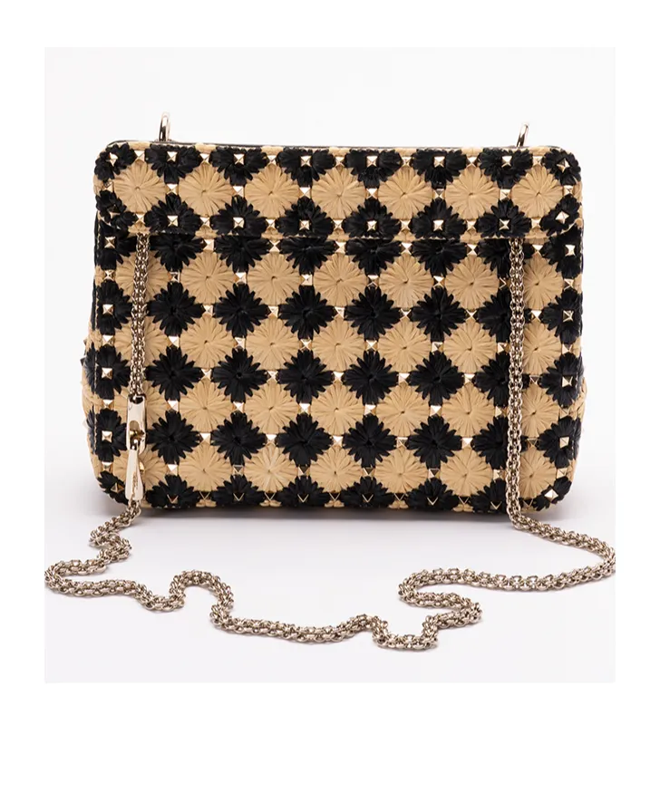 Valentino Garavani Rockstud Foldover Top Shoulder Bag