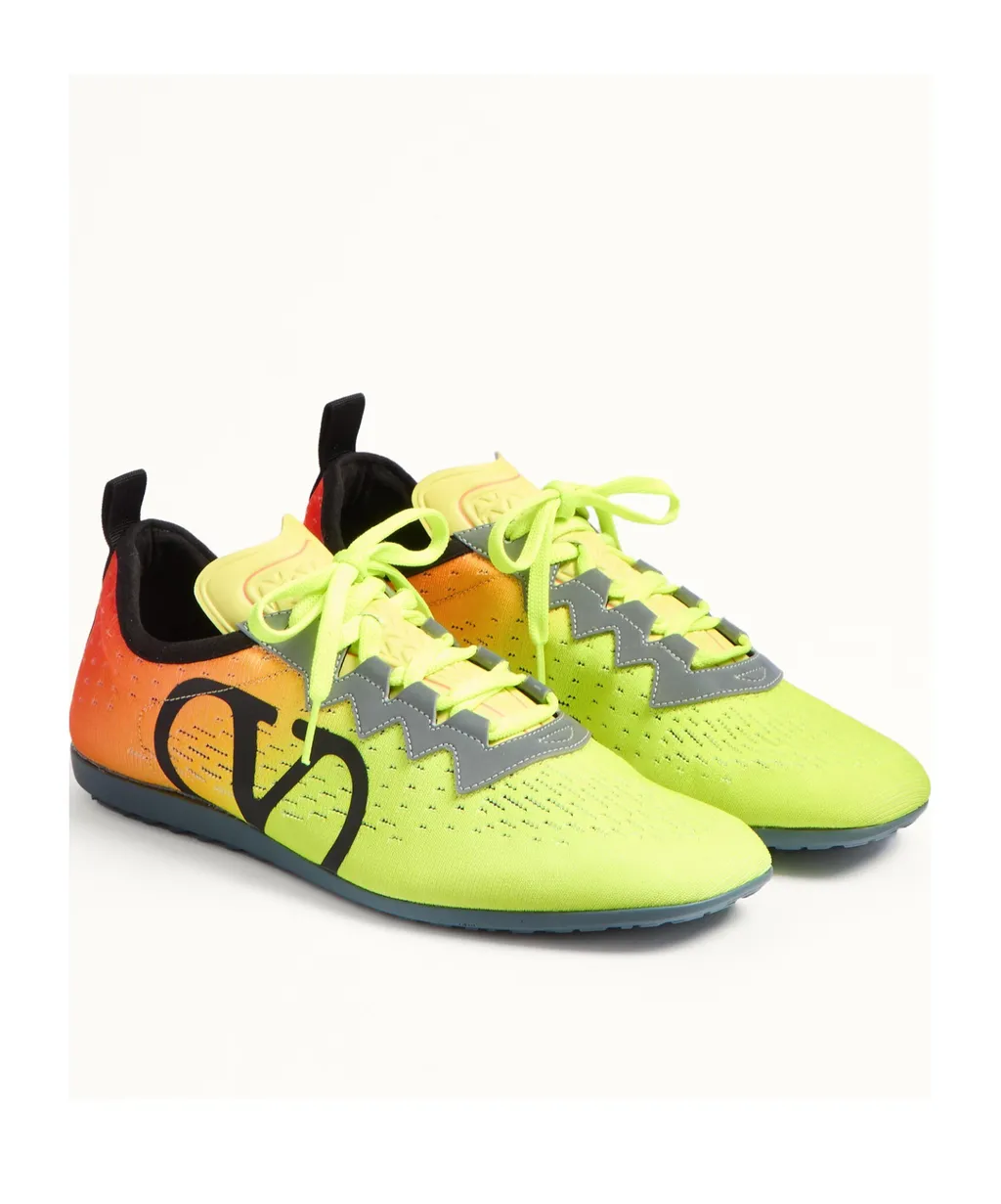 Valentino Chromathon Lace-Up Sneakers