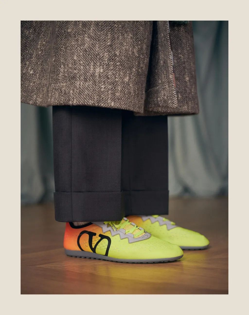 Valentino Chromathon Lace-Up Sneakers