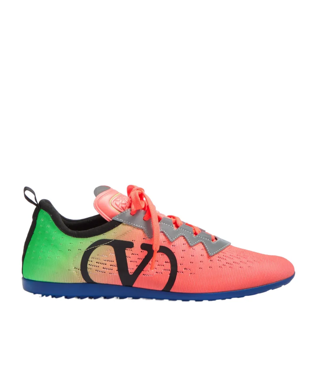 Valentino Chromathon Lace-Up Sneakers