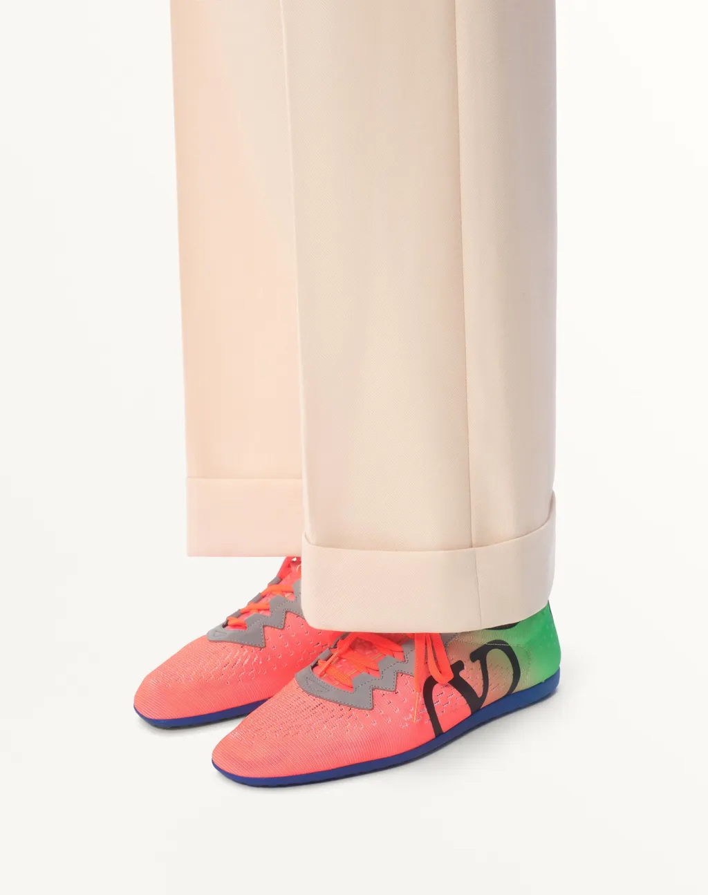 Valentino Chromathon Lace-Up Sneakers