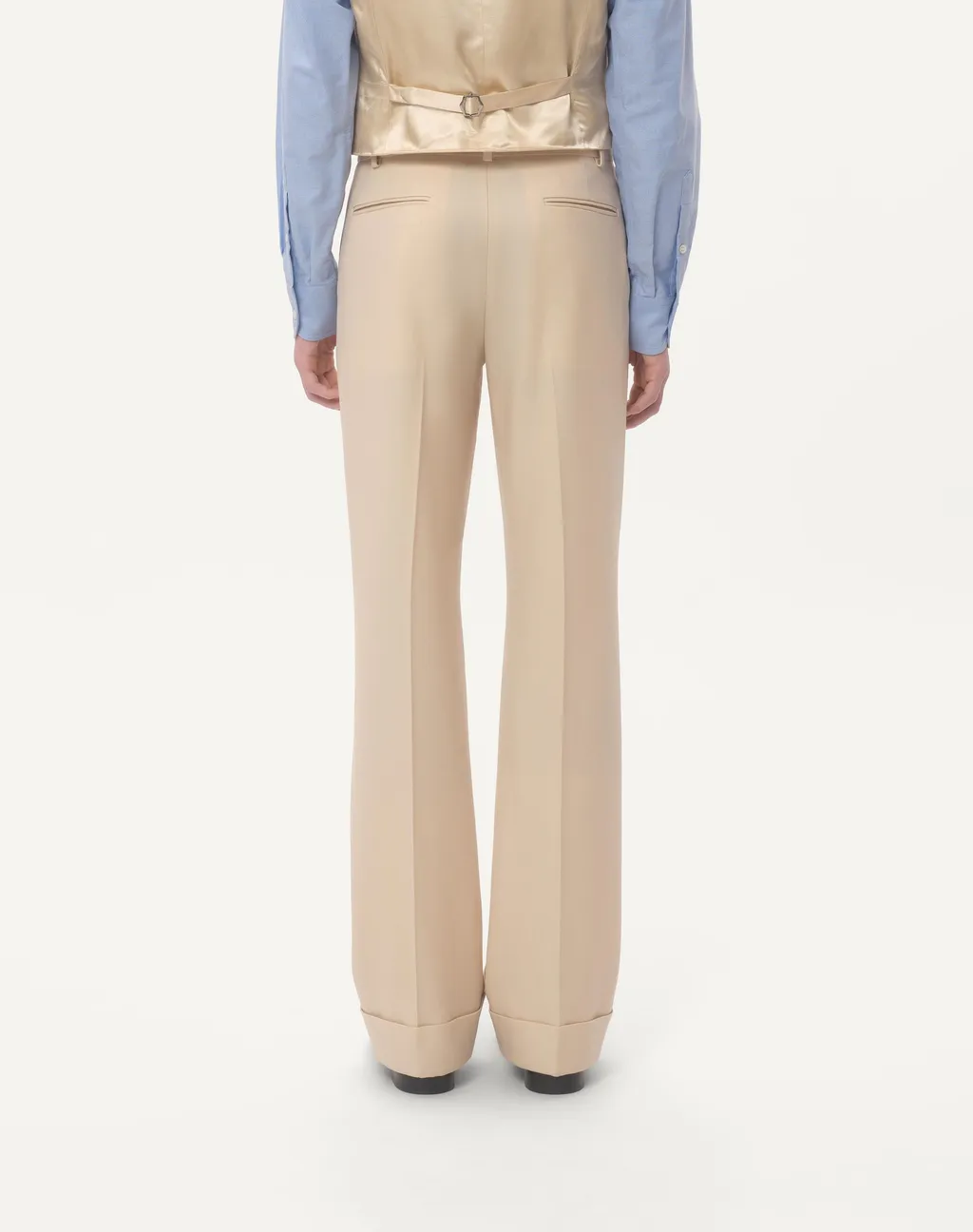 Valentino Turn-Up Hem Tailored Trousers