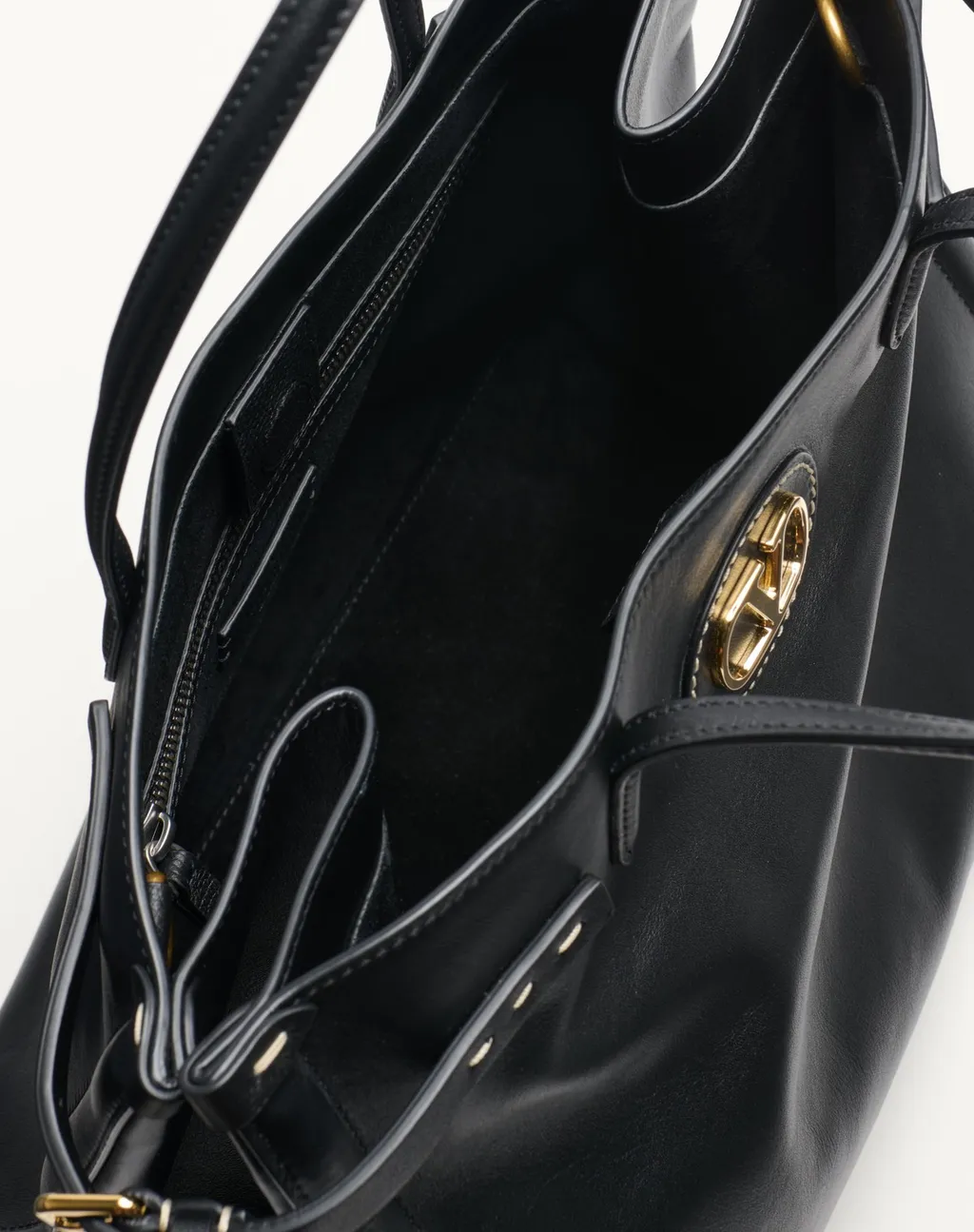 Valentino Antibes Vlogo Plaque Medium Tote Bag