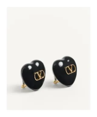Valentino Coeur Royal Vlogo Signature Earrings