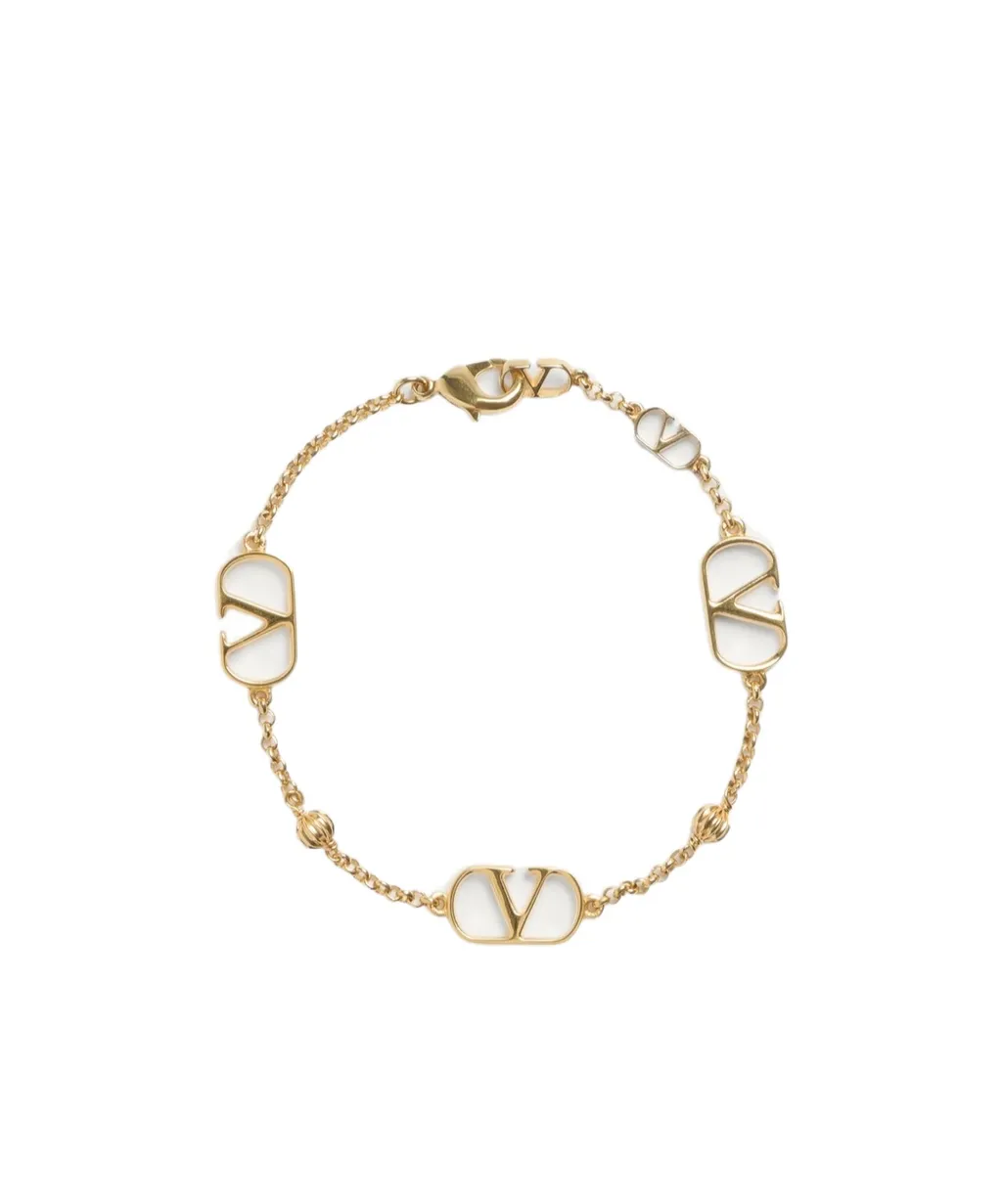Valentino Vlogo Signature Chained Bracelet