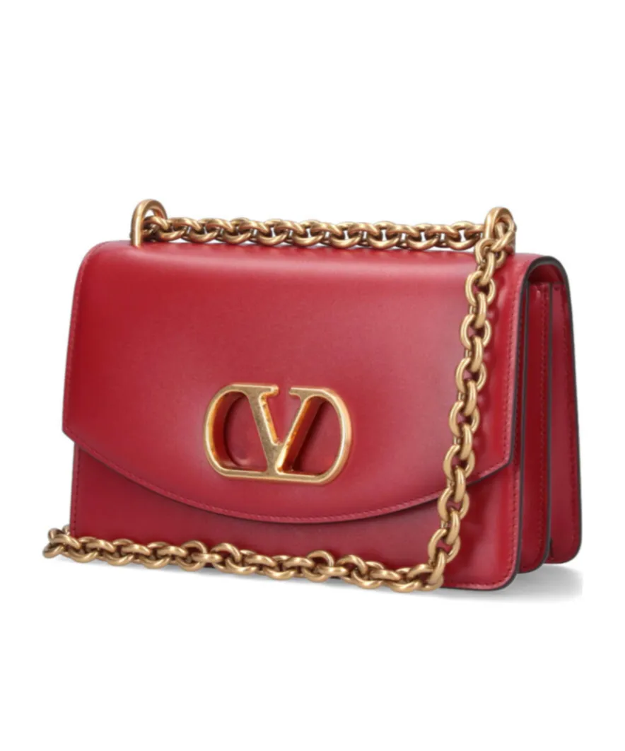 Valentino Vain Foldover Top Small Shoulder Bag