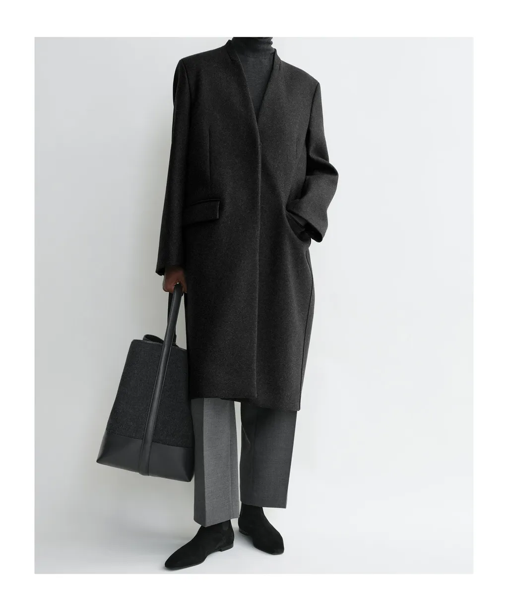 Deep Pleat Coat