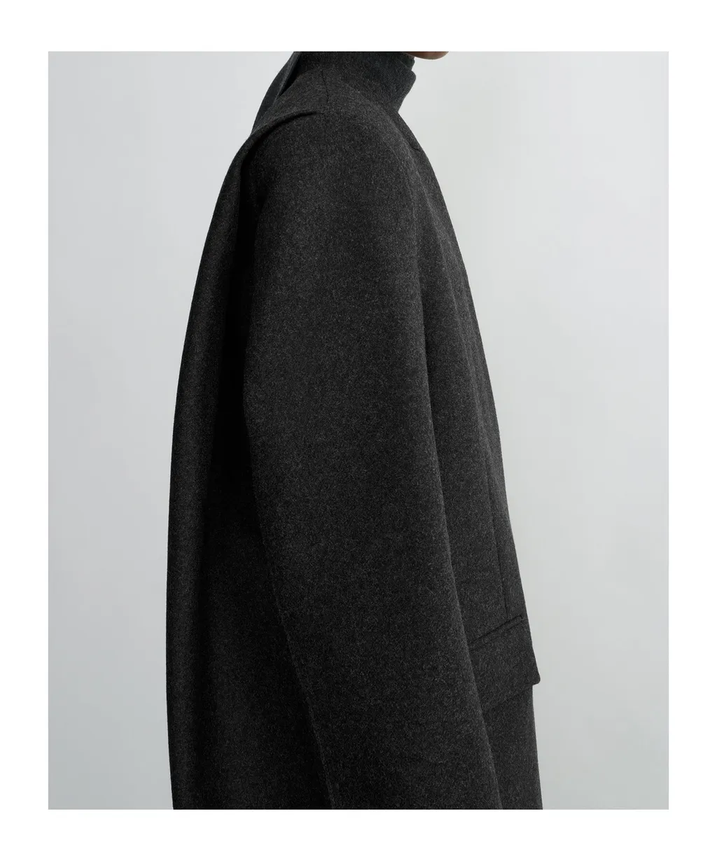 Deep Pleat Coat
