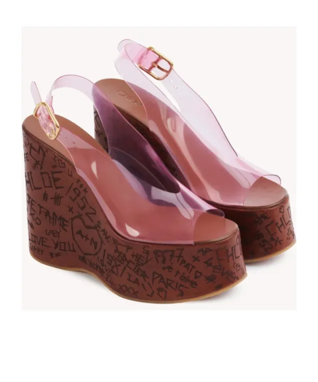 Chloé Maxime Wedge Sandals